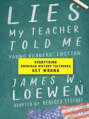 cover image of Lies My Teacher Told Me